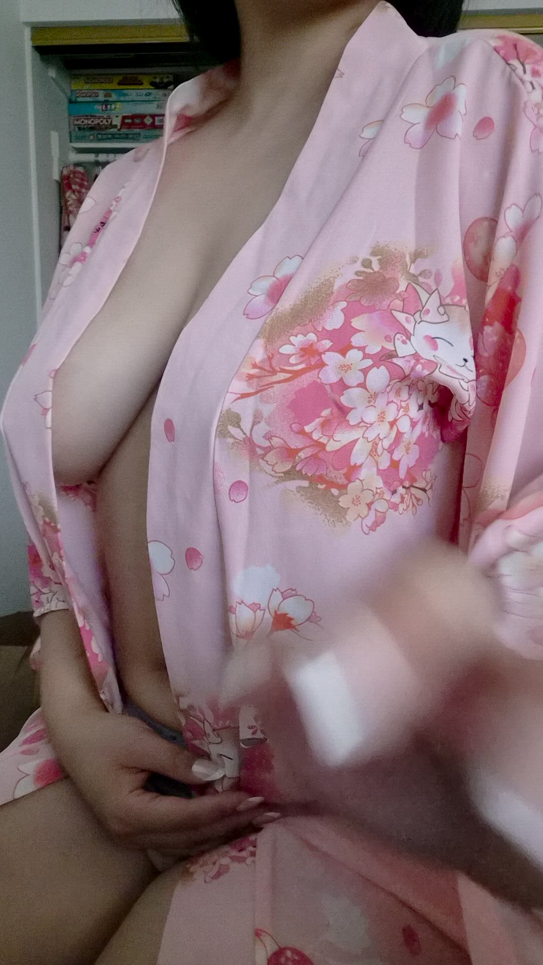 how my massive tits say good morning